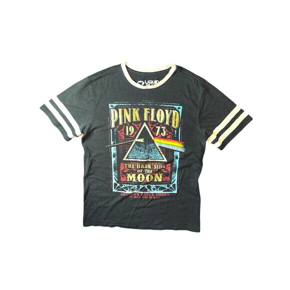 LIQUID BLUE Men's L Pink Floyd 1973 The Dark Side Of The Moon Colorful T-Shirt - Picture 1 of 6